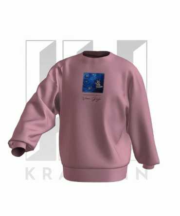 Starry Night Oversize Sweatshirt