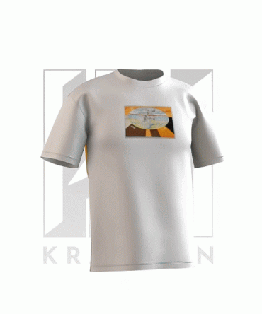 Source of Life – White Cotton T-Shirt